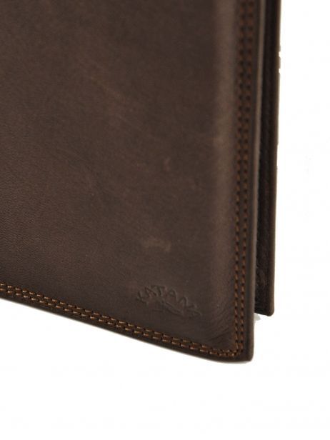Portefeuille Marina Cuir Katana Marron marina 753018 vue secondaire 1