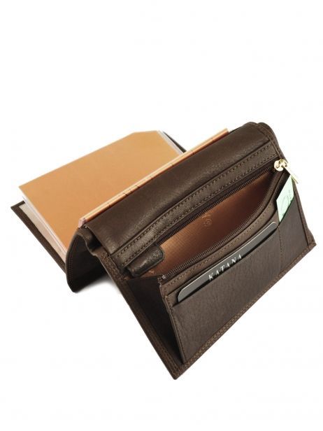 Portefeuille Marina Cuir Katana Marron marina 753018 vue secondaire 5