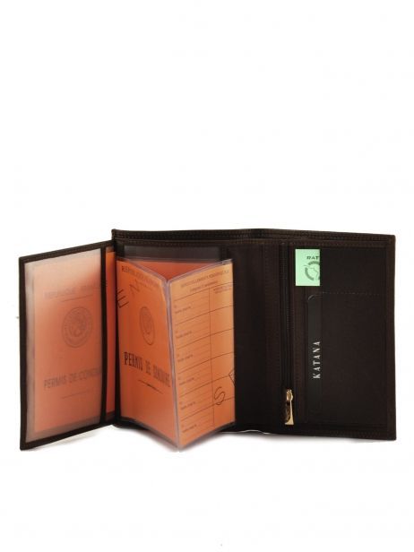 Portefeuille Marina Cuir Katana Marron marina 753018 vue secondaire 6