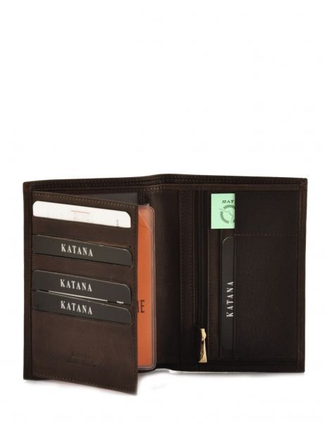 Portefeuille Marina Cuir Katana Marron marina 753018 vue secondaire 7