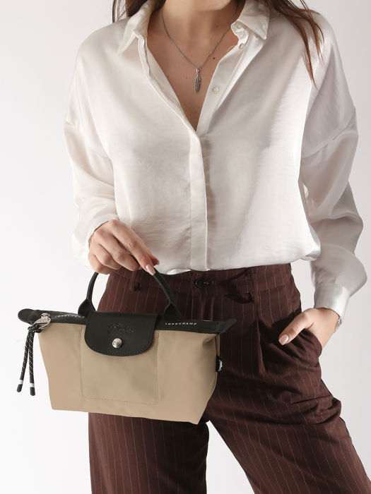 Longchamp Le pliage energy Clutches Beige