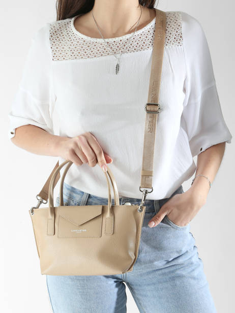 Sac Bandoulière Maya Cuir Lancaster Beige maya 88 vue secondaire 1