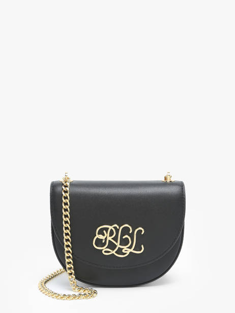 Sac Bandoulière Anstey Cuir Lauren ralph lauren Noir anstey 31958978