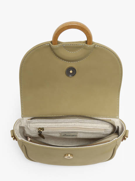 Sac Bandoulière S Crocus Woomen Vert crocus WCRO03 vue secondaire 3