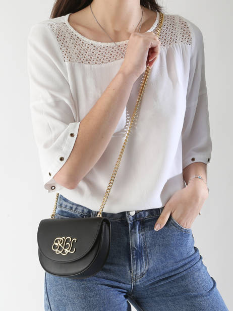 Sac Bandoulière Anstey Cuir Lauren ralph lauren Noir anstey 31958978 vue secondaire 1