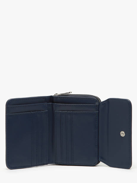 Porte-monnaie Classic Miniprix Bleu grained H6012 vue secondaire 1