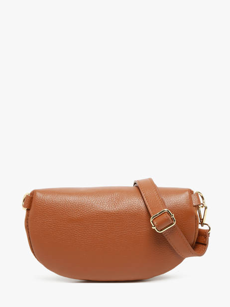 Sac Banane Milano Marron velvet caviar VC24111 vue secondaire 4