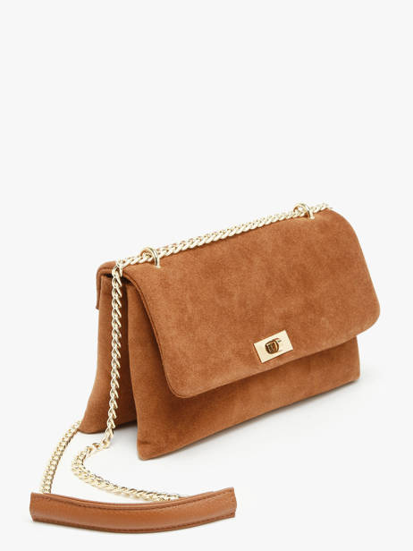Sac Bandoulière Velvet Caviar Cuir Milano Marron velvet caviar VC24115 vue secondaire 2