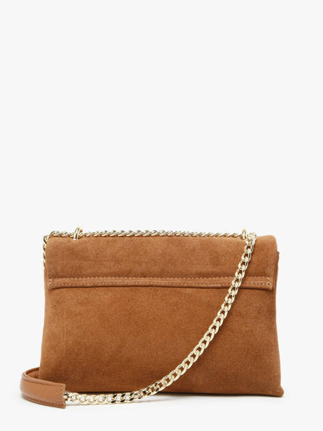 Sac Bandoulière Velvet Caviar Cuir Milano Marron velvet caviar VC24115 vue secondaire 4