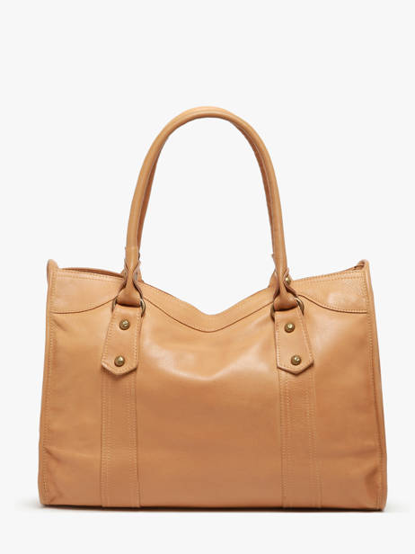 Shoulder Bag Cow A4 Leather Basilic pepper Brown cow BCOW31 other view 4