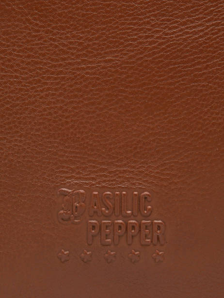 Shoulder Bag Cow Leather Basilic pepper Brown cow BCOW2S other view 5