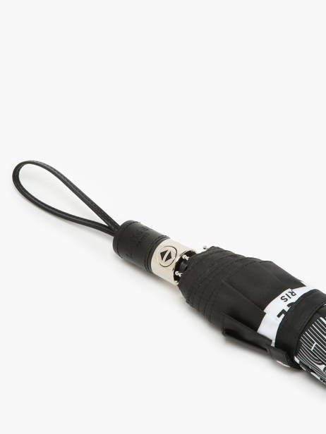 Mini Automatic Double L Umbrella Lancel Black parapluie L240 other view 2