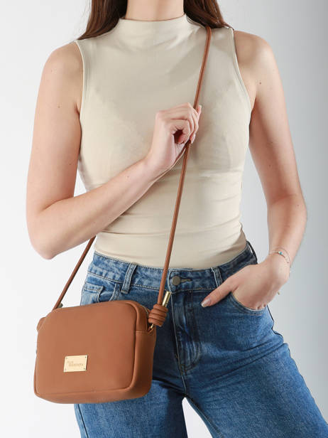 Sac Bandoulière M Muscari Woomen Marron muscari WMUS12 vue secondaire 1