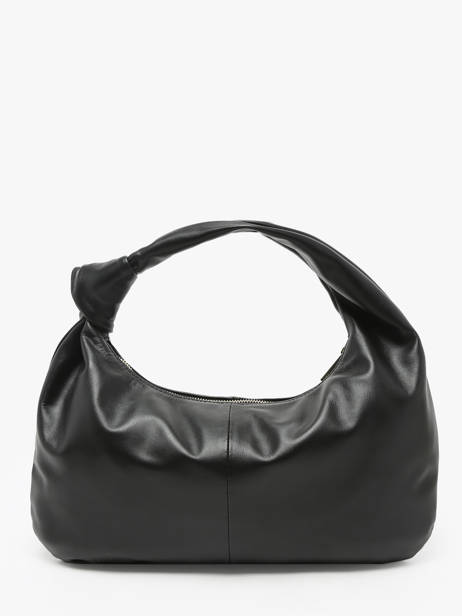 Sac Porté épaule Sauvage Cuir Milano Noir sauvage SA24114 vue secondaire 4
