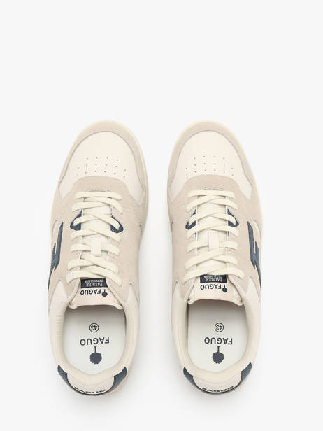 Sneakers Palmer In Leather Faguo Beige men 25CG3209 other view 3