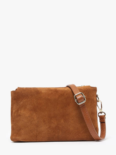 Shoulder Bag Velvet Caviar Leather Milano Brown velvet caviar VC24117 other view 4
