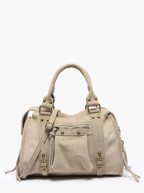 Shoulder Bag Velvet Milano Beige velvet VE24094