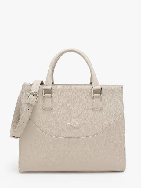 Satchel Event Leather Nathan baume Beige event 8
