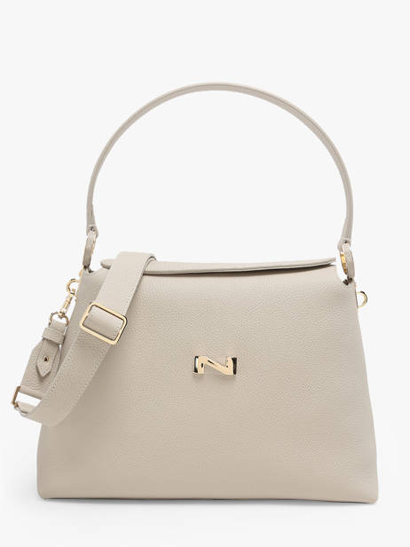 Sac Porté épaule Camelia Cuir Nathan baume Beige eden 5