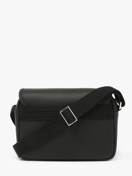 Sac Bandoulière Lacoste Noir men's classic NH4858HC vue secondaire 4
