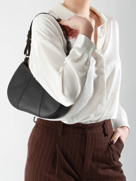 Sac Bandoulière Juliette Cuir Le tanneur Noir juliette TJET1050 vue secondaire 1