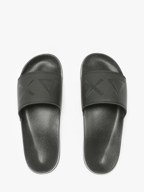 Claquettes Logo Sun68 Noir men X35102