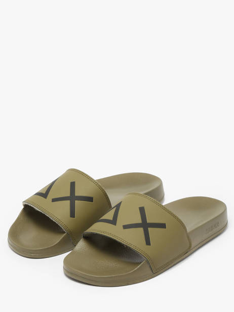 Flip Flops Logo Sun68 Green men X35102 other view 1