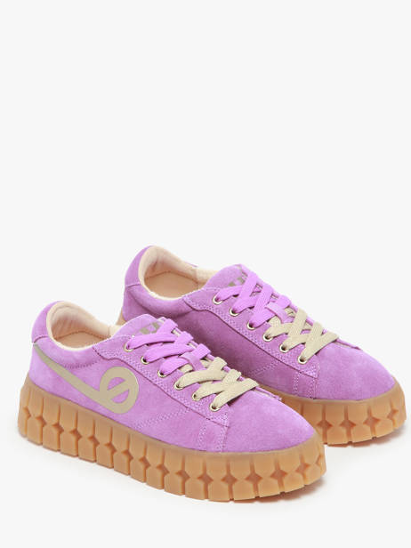 Sneakers Play En Cuir No name Violet women PLVS0440 vue secondaire 2
