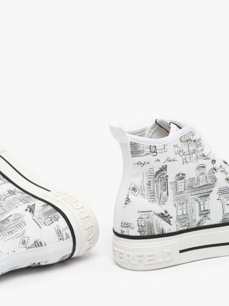 Sneakers Kampus Max Jorge Karl lagerfeld White women KL60455 other view 3