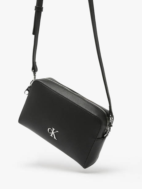 Shoulder Bag Sculpted Recycled Polyester Calvin klein jeans Black sculpted 4K3162G other view 2
