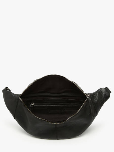 Sac Banane Cuir Biba Noir heritage HAK5L vue secondaire 3