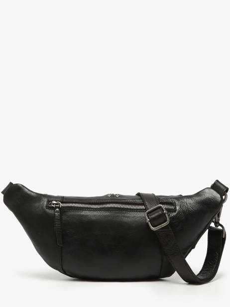 Sac Banane Cuir Biba Noir heritage HAK5L vue secondaire 4