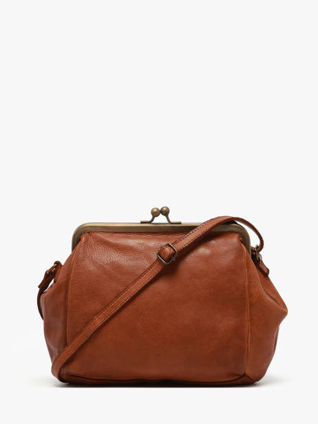 Sac Bandoulière Heritage Cuir Biba Marron heritage KA21 vue secondaire 4