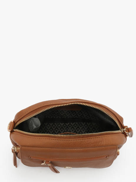 Crossbody Bag Zip Lulu castagnette Brown zip VICTOIRE other view 3