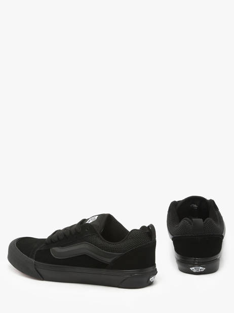 Sneakers Knu Skool In Leather Vans Black men 9QCBKA1 other view 3