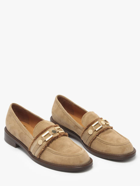 Moccasins Blush In Leather Mam'zelle Brown women CSIXM39 other view 2