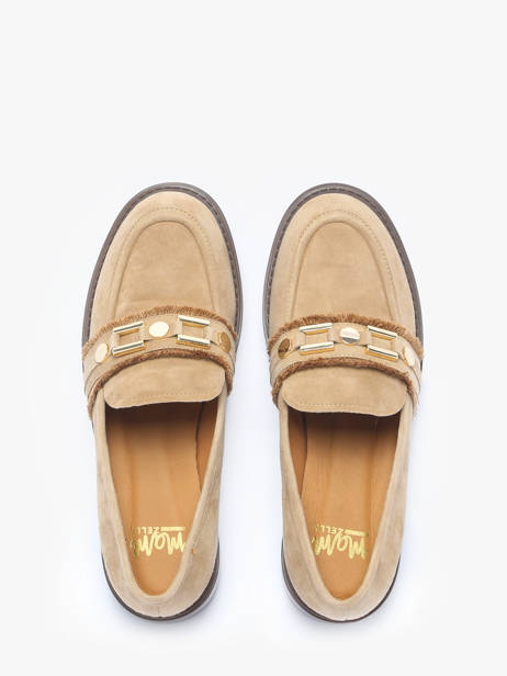 Moccasins Blush In Leather Mam'zelle Brown women CSIXM39 other view 4