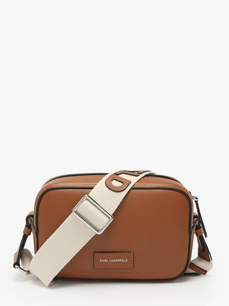 Sac Bandoulière K Circle Cuir Karl lagerfeld Marron k circle A1W30024 vue secondaire 4