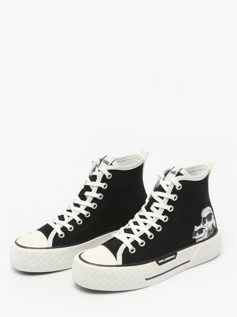Sneakers Kampus Max Ii Twin Karl lagerfeld Black women KL60654T other view 2