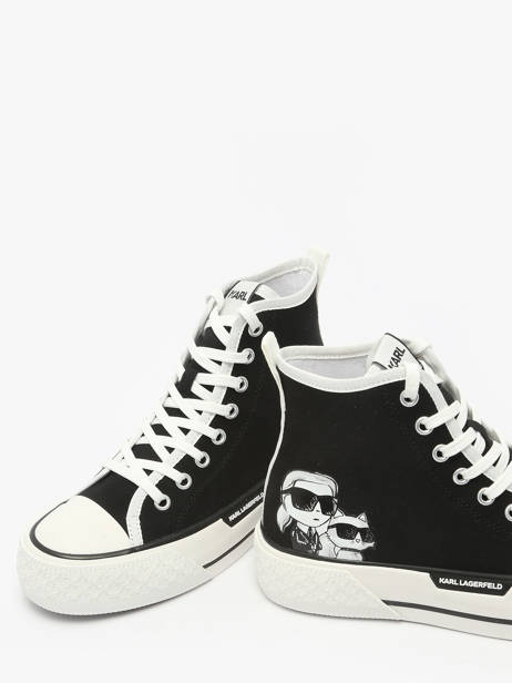 Sneakers Kampus Max Ii Twin Karl lagerfeld Black women KL60654T other view 3