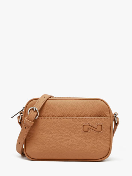 Sac Bandoulière N City Ghent Cuir Nathan baume Marron n city 6