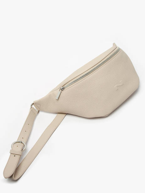 Sac Banane Large Derby Bis Cuir Nathan baume Beige n city 22 vue secondaire 2