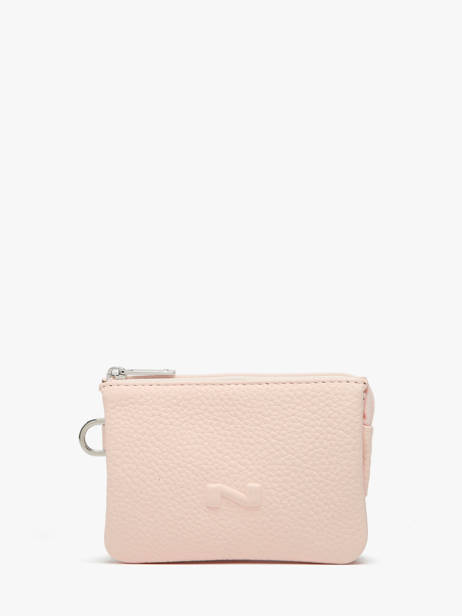 2-compartment  Coin Purse Original N Leather Nathan baume Pink original n 302N