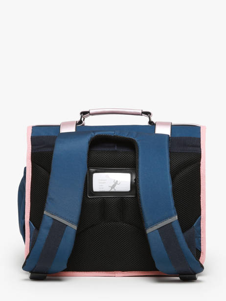 Cartable 2 Compartiments Cameleon Bleu vintage fantasy PBVGCA35 vue secondaire 4