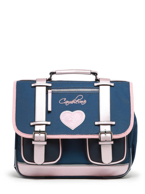 Cartable 2 Compartiments Cameleon Bleu vintage fantasy PBVGCA35 vue secondaire 6