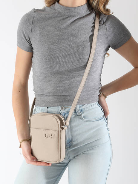 Sac Bandoulière N City Cuir Nathan baume Beige n city 5 vue secondaire 1
