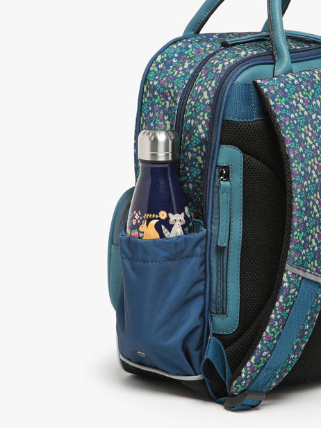 Sac à Dos 2 Compartiments Cameleon Bleu vintage fantasy PBVGSD37 vue secondaire 5