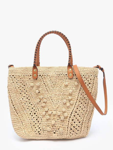 Sac Porté épaule Raphia Gerard darel Beige raphia DBS67454 vue secondaire 4