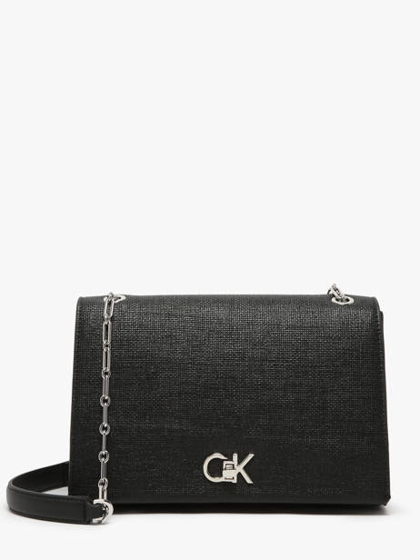 Sac Bandoulière Ck Chain Calvin klein jeans Noir ck chain K613177