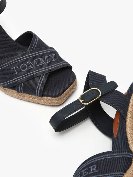 Sandals Tommy hilfiger Blue women 8668DW6 other view 2